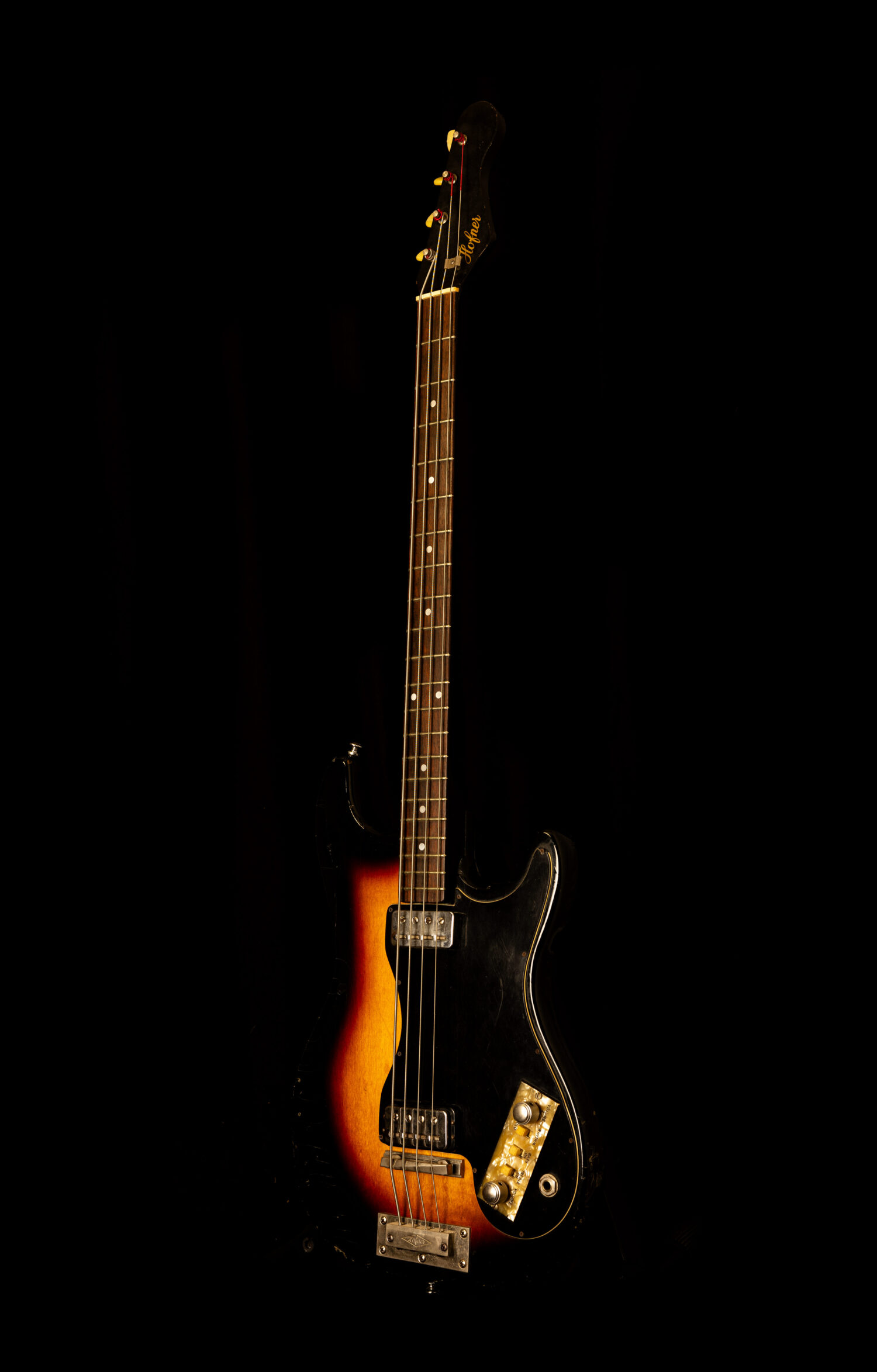 Höfner 182 Bass Sunburst Early 1960's – Bild 4