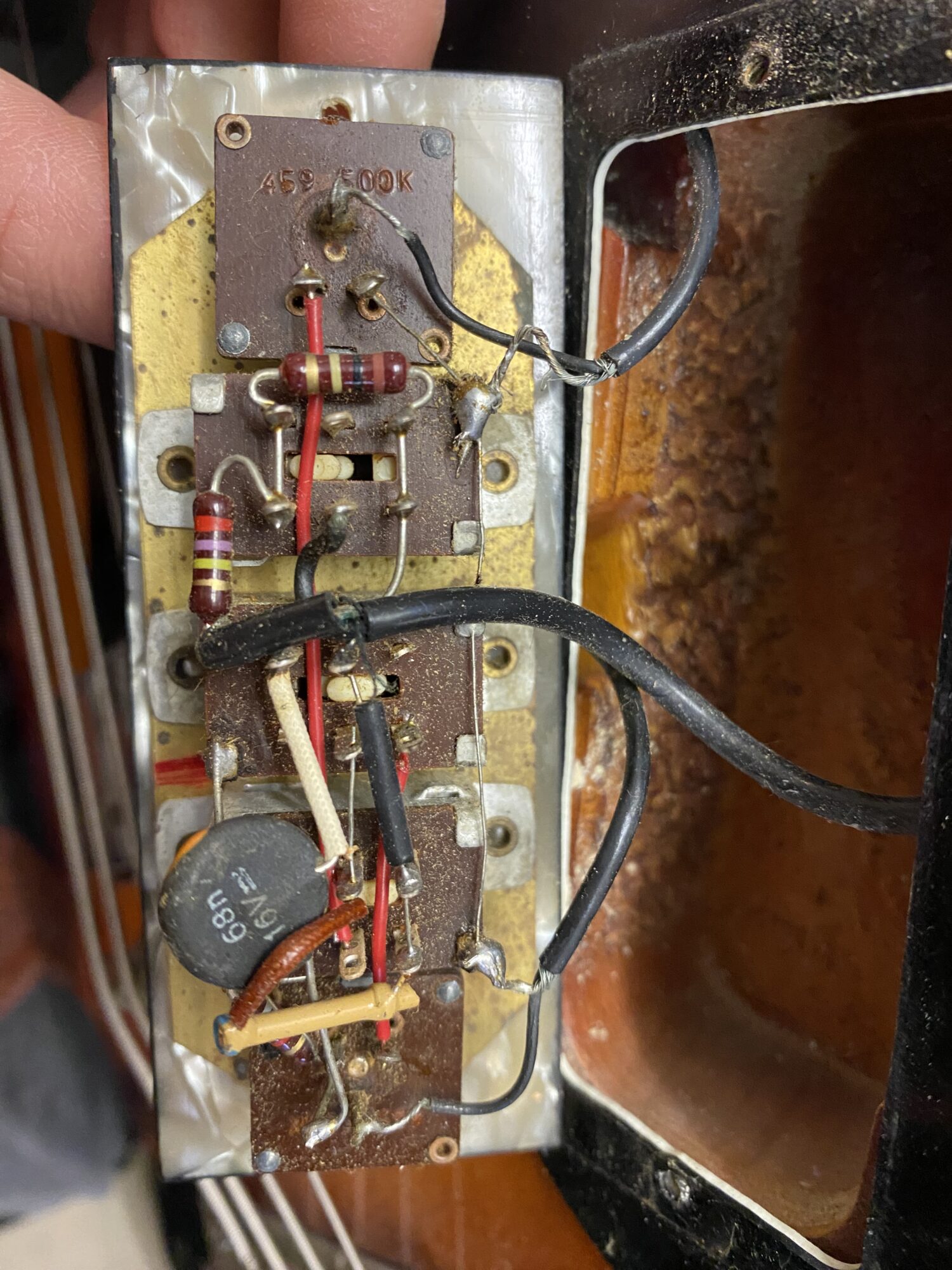 Höfner 182 Bass Sunburst Early 1960's – Bild 8
