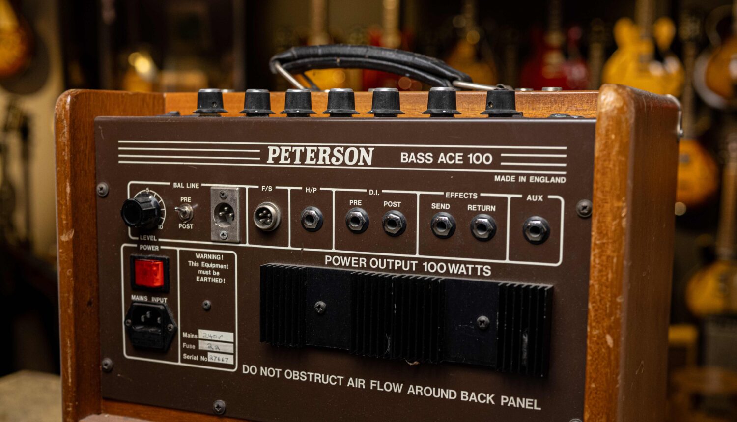 Peterson Bass Ace 100 1980's – Bild 4
