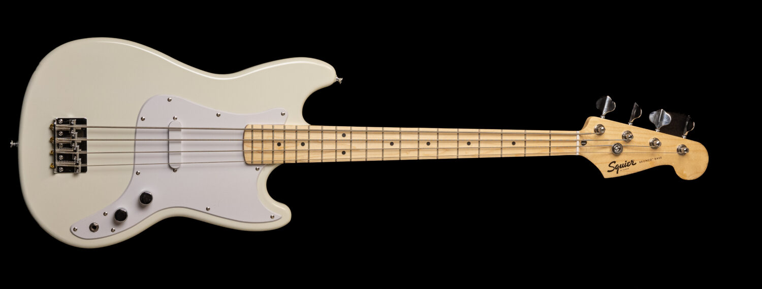Squier Sonic Bronco Bass Arctic White