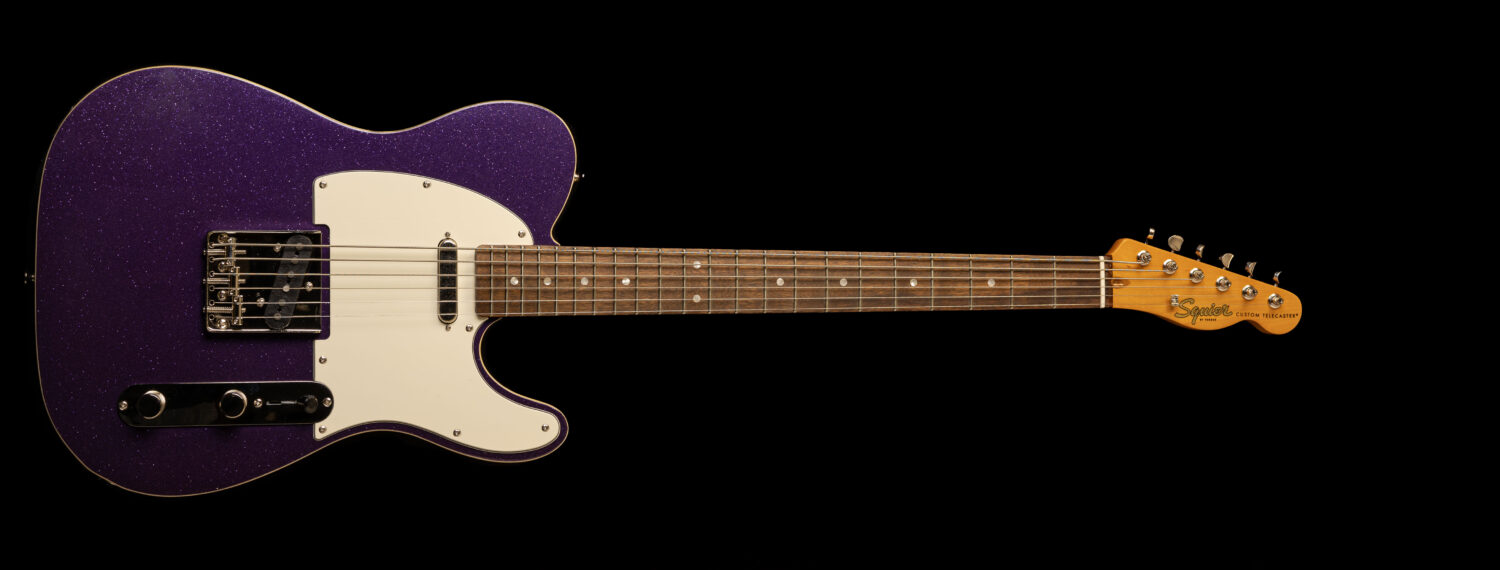 Squier Telecaster Baritone Classic Vibe Purple Sparkle FSR