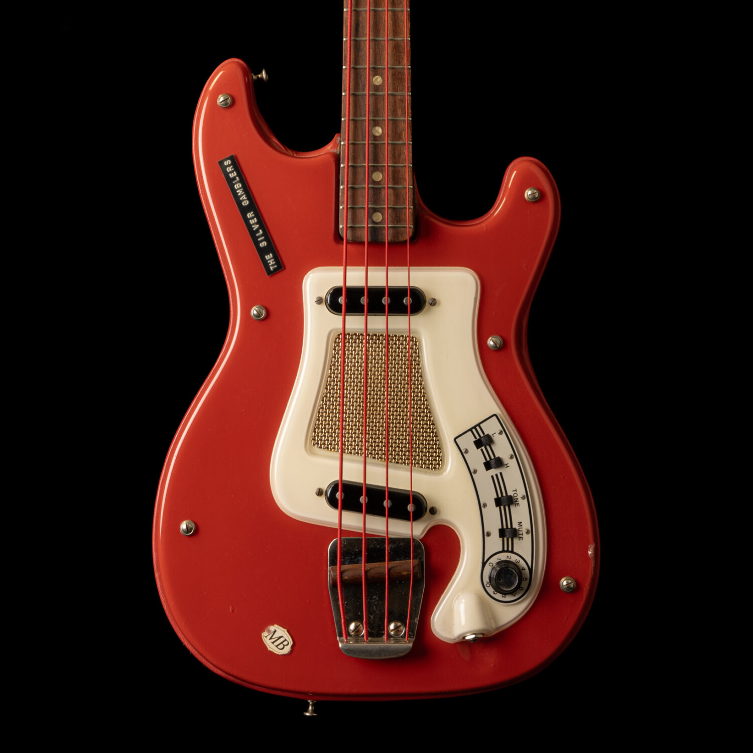 Hagström Model I B Bass Red 1965 – Bild 2