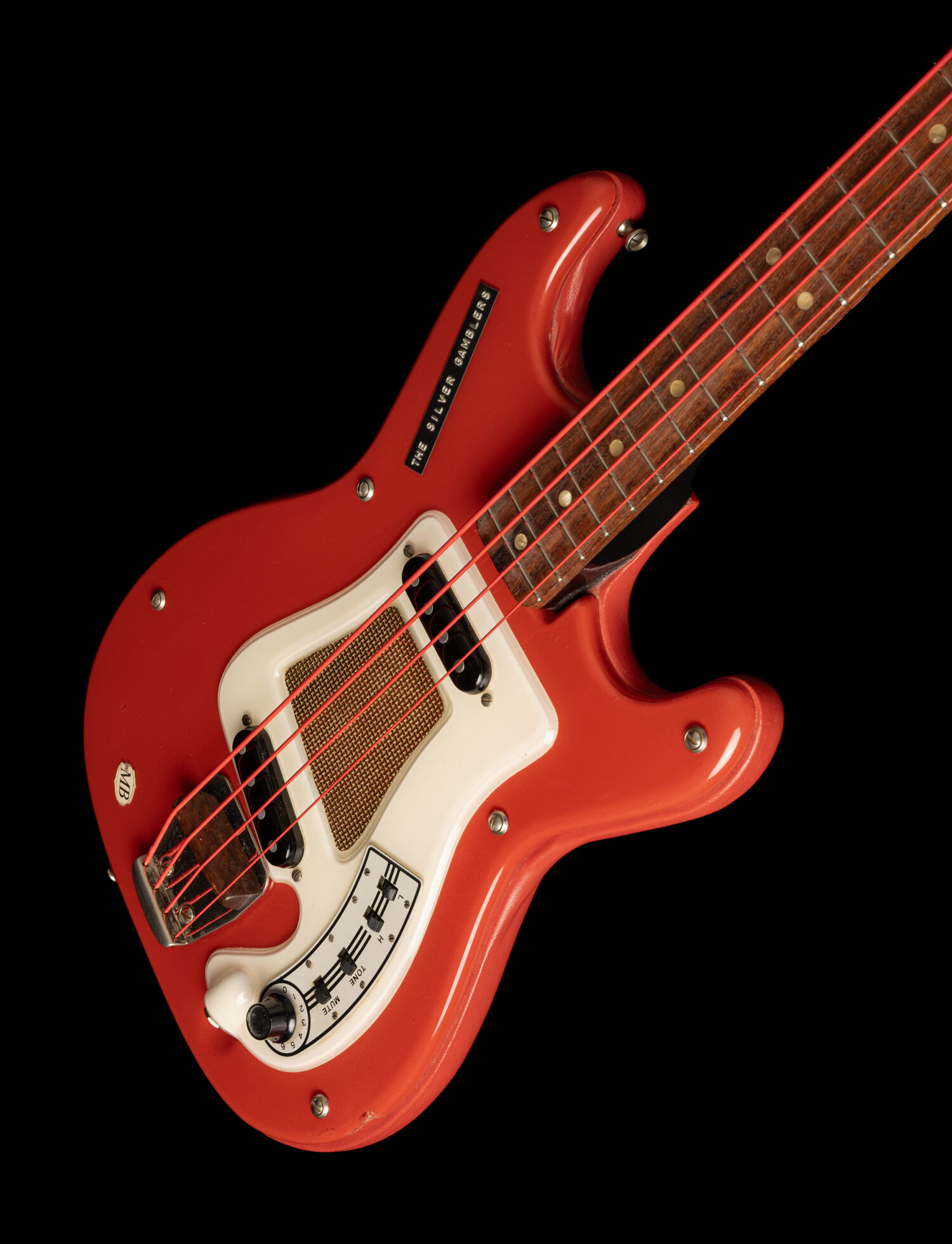 Hagström Model I B Bass Red 1965 – Bild 4