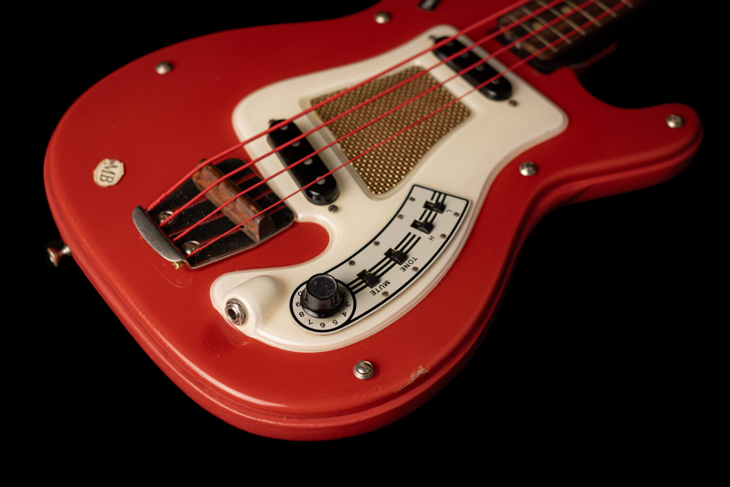 Hagström Model I B Bass Red 1965 – Bild 3
