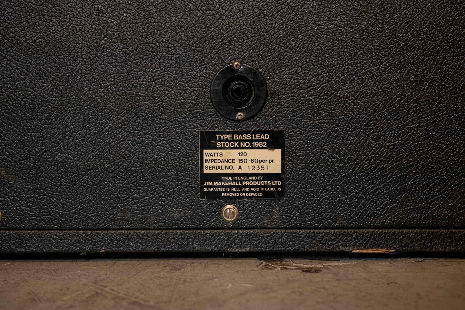 Marshall 1982A 4x12" Cabinet 1972 – Bild 4