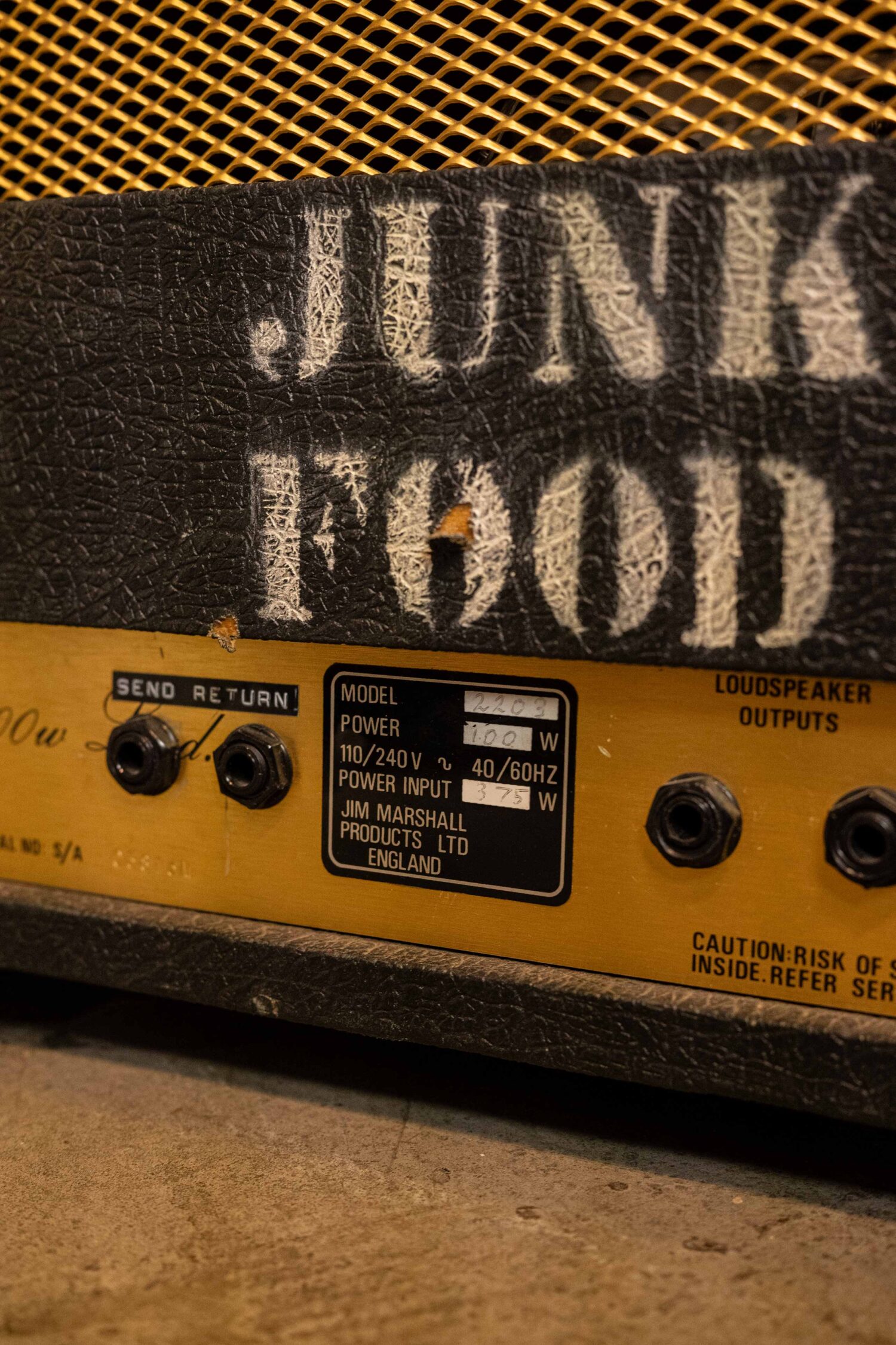 Marshall JMP 2203 MKII Master Lead 100w 1980 - Image 5