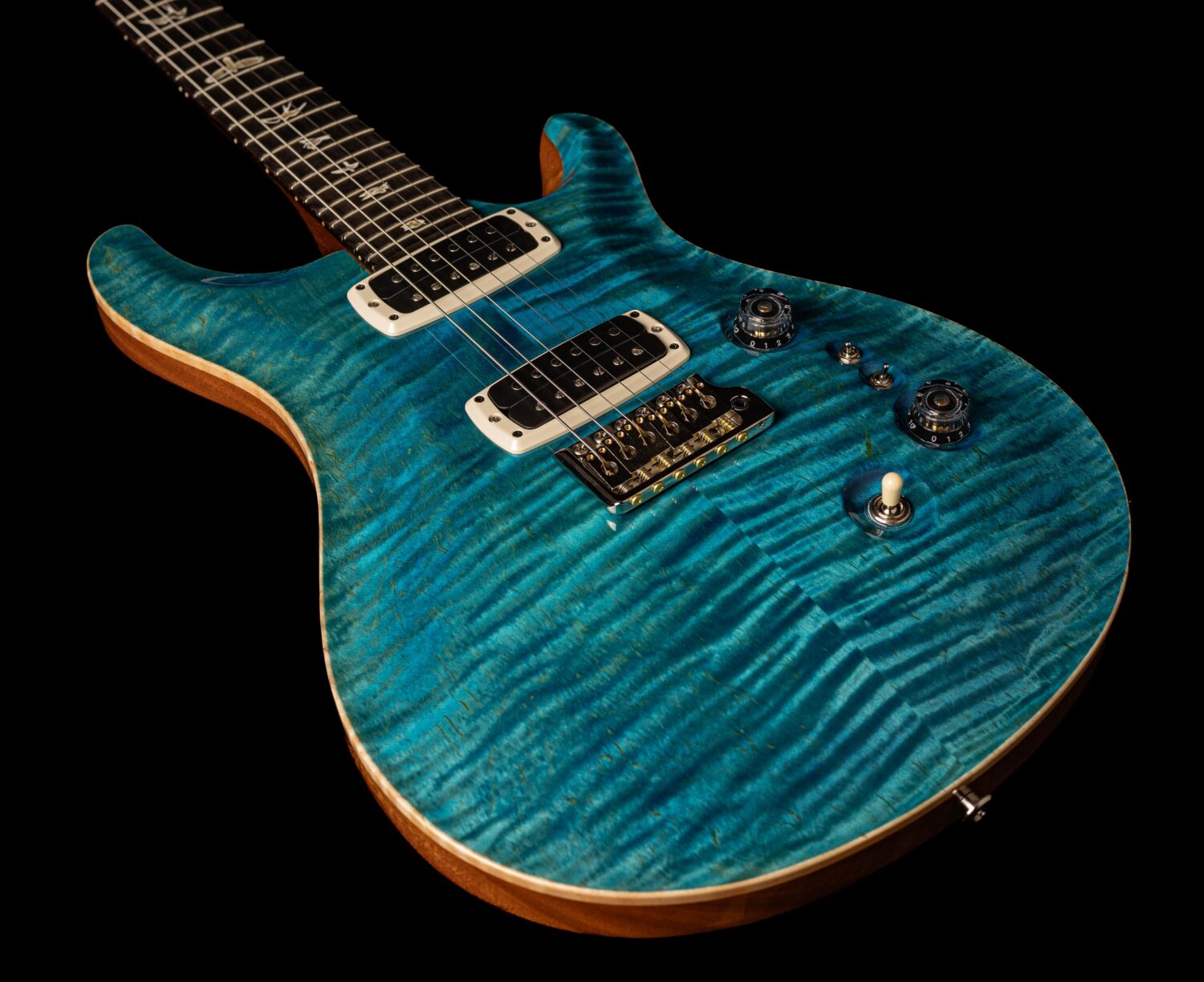 PRS Custom 24-08 Carrol Blue 10 Top - Image 5