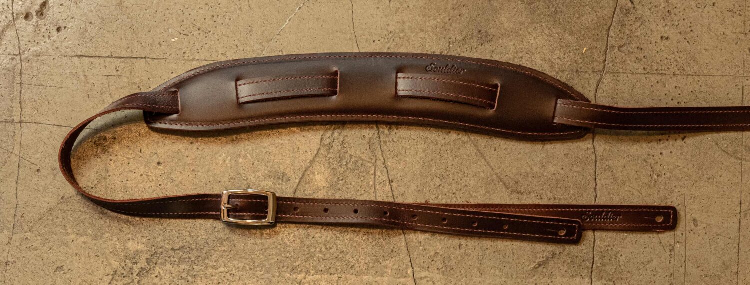 Souldier Saddle Strap Plain Mahogany