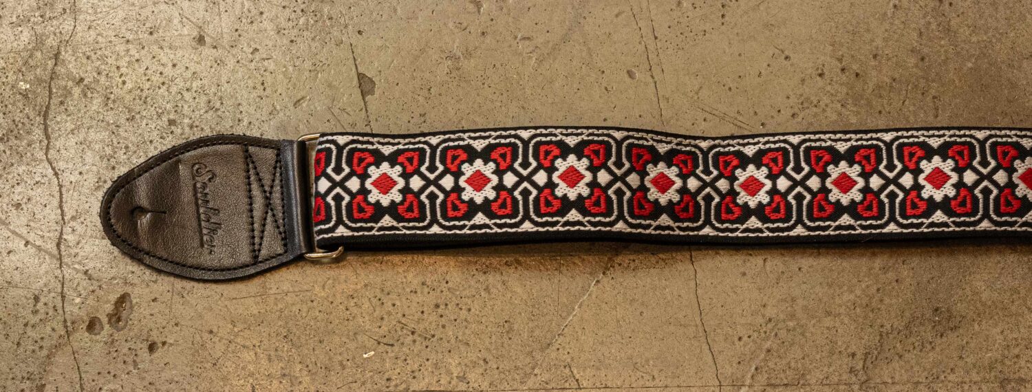 Souldier Strap Fillmore Red/White on Black