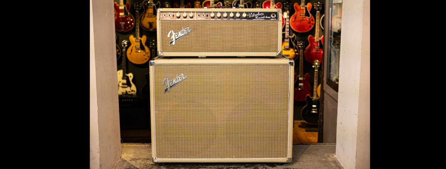 Fender Vibrolux Piggyback Blonde 80's