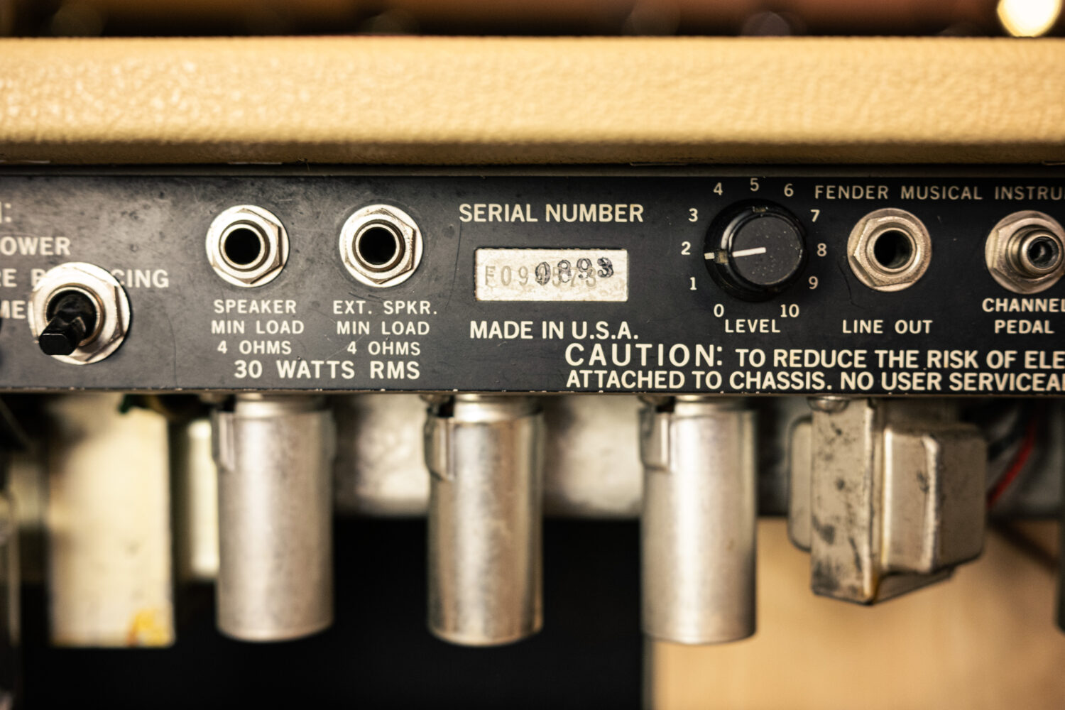 Fender Vibrolux Piggyback Blonde 80's – Bild 12