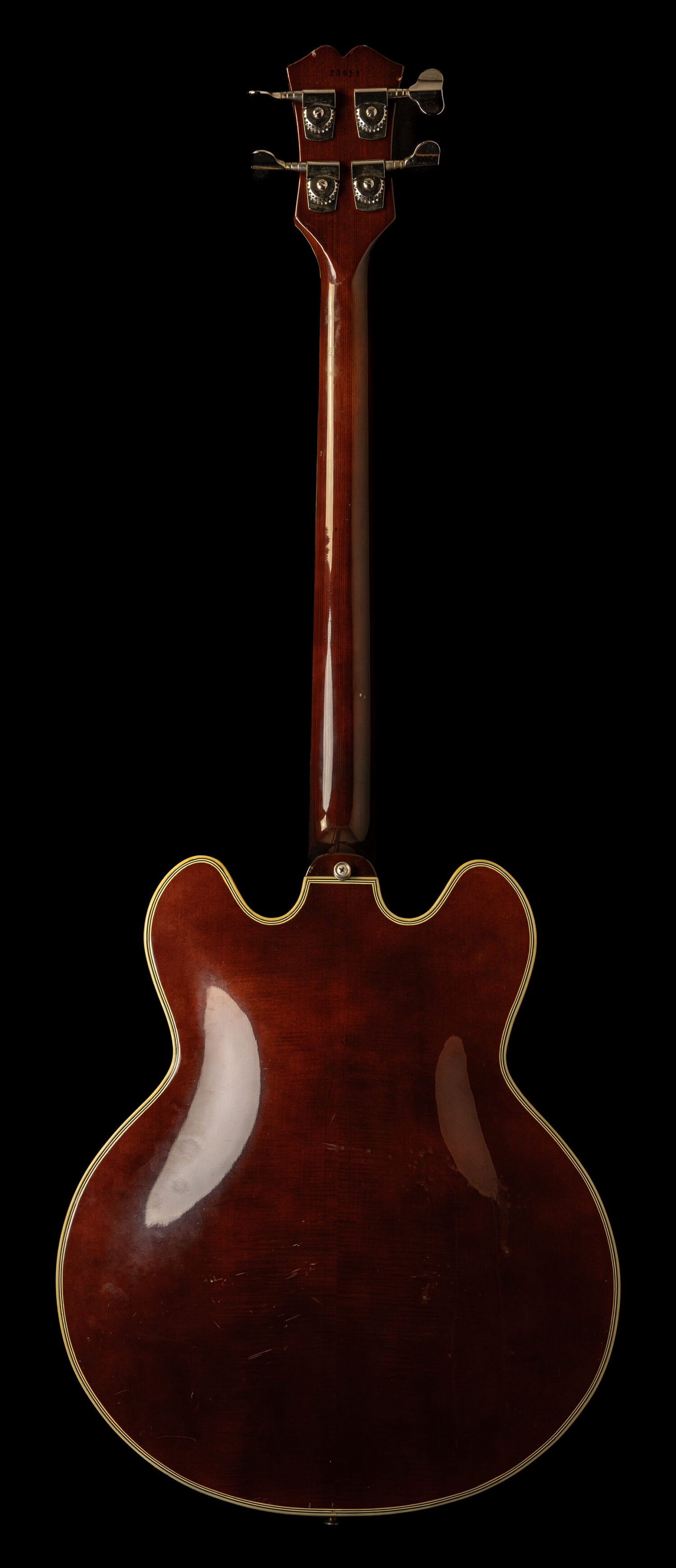 Hoyer Hollowbody Bass Sunburst 1960's – Bild 6