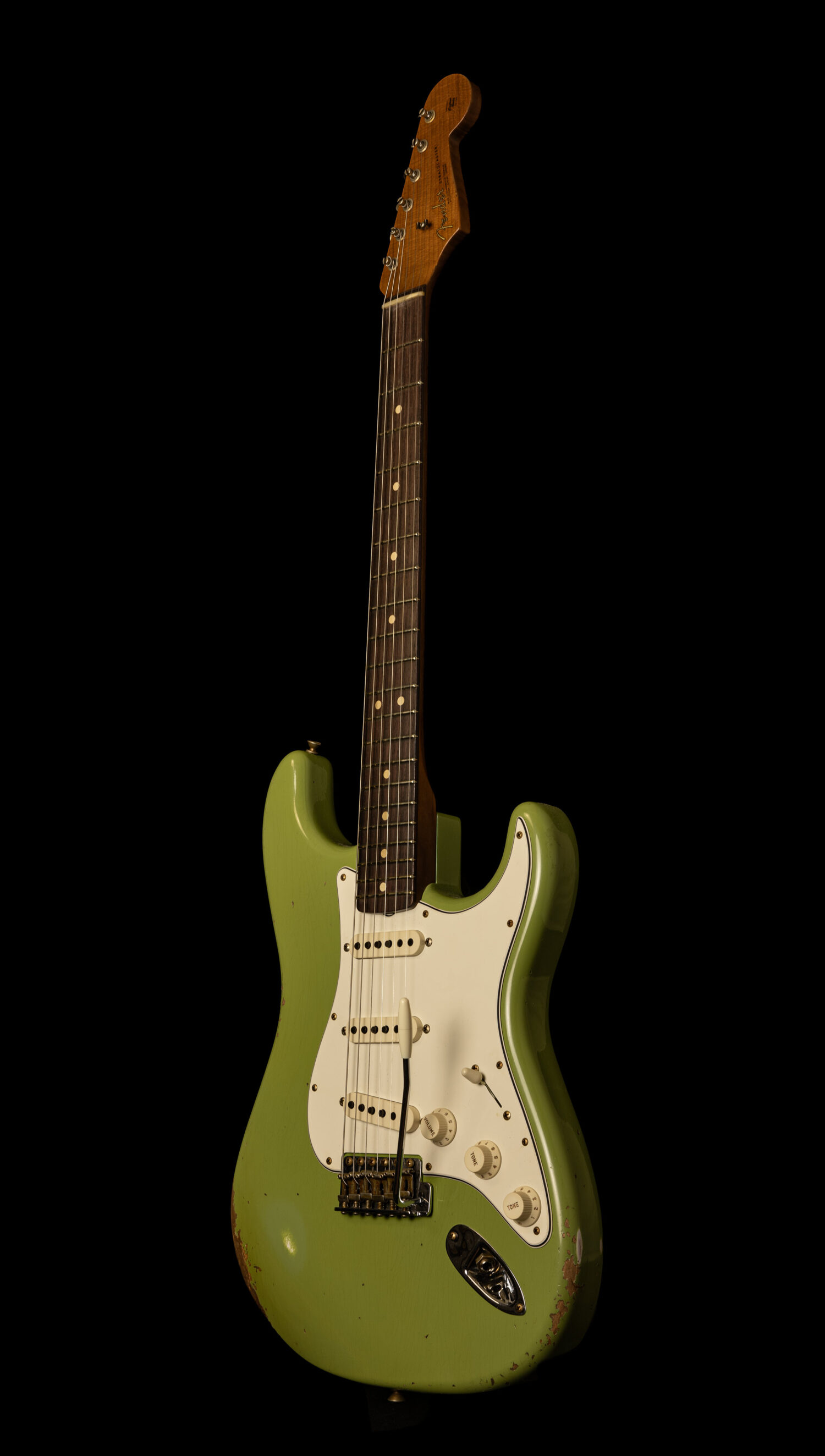 Fender Stratocaster '63 Faded Sweet Pea Green Heavy Relic - Image 10