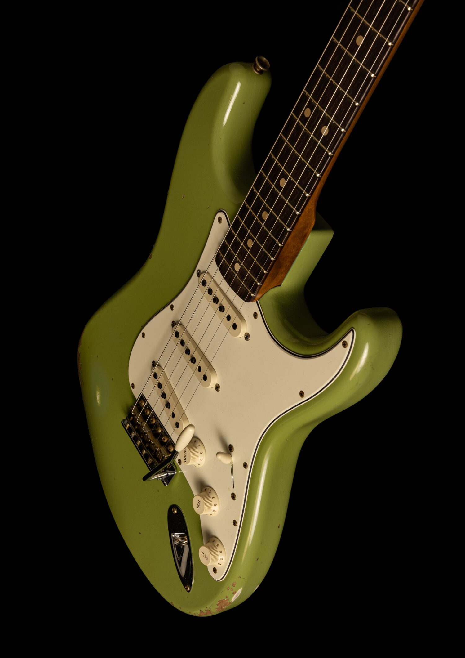 Fender Stratocaster '63 Faded Sweet Pea Green Heavy Relic - Image 6