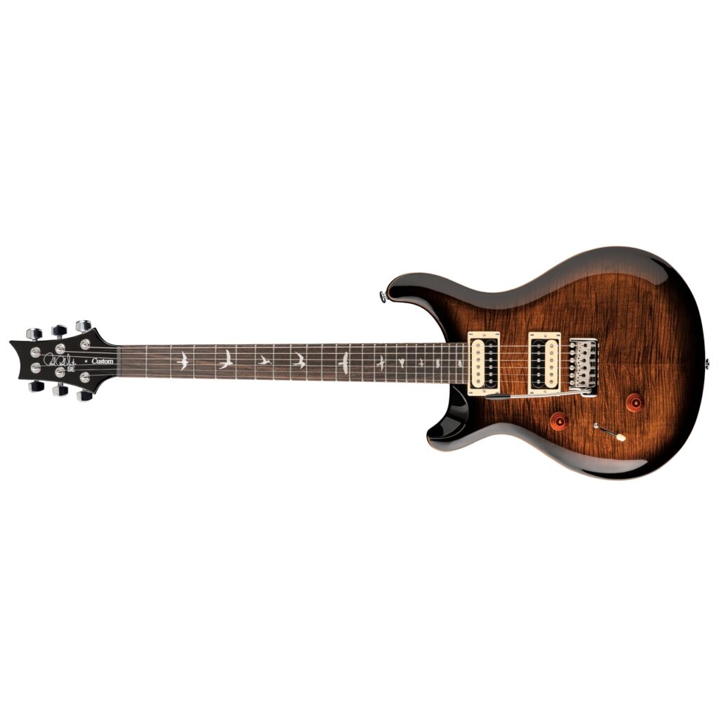 PRS SE Custom 24 Lefthand Black Gold Burst
