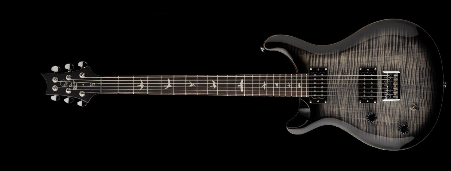 PRS SE 277 Baritone Lefthand Charcoal Burst