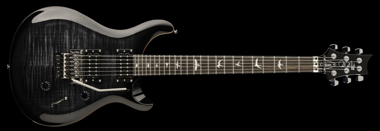 PRS SE Custom 24 "Floyd" Charcoal Burst