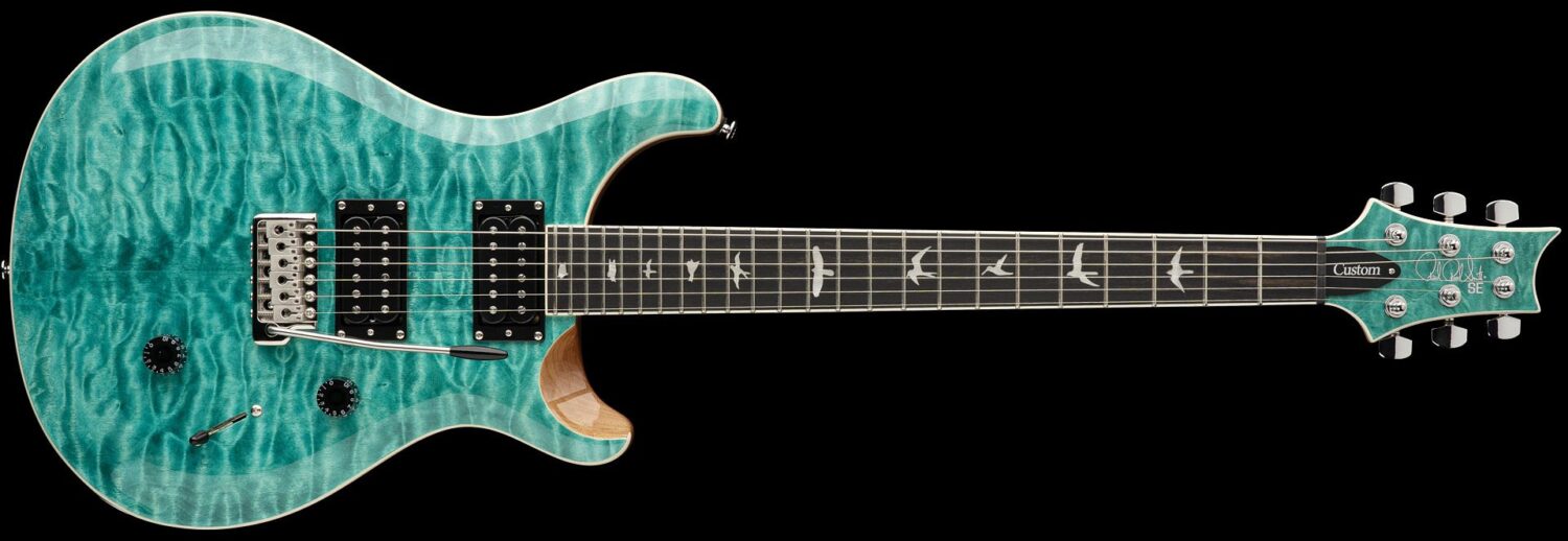 PRS SE Custom 24 Quilt Turquoise