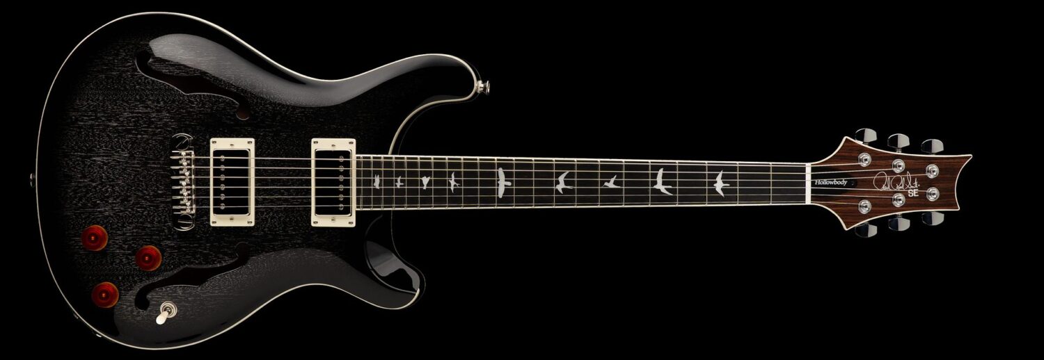PRS SE Hollowbody Standard Piezo Dog Hair Smokeburst