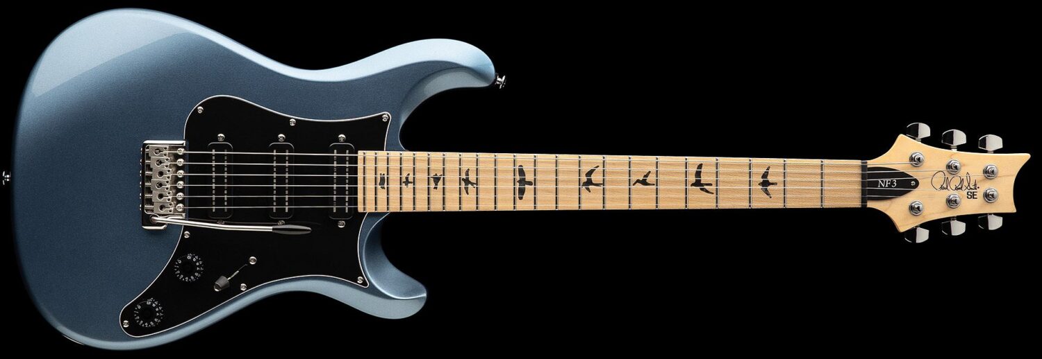 PRS SE NF3 Maple Ice Blue Metallic