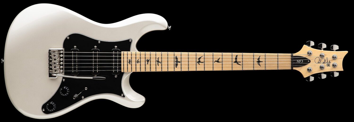 PRS SE NF3 Maple Pearl White