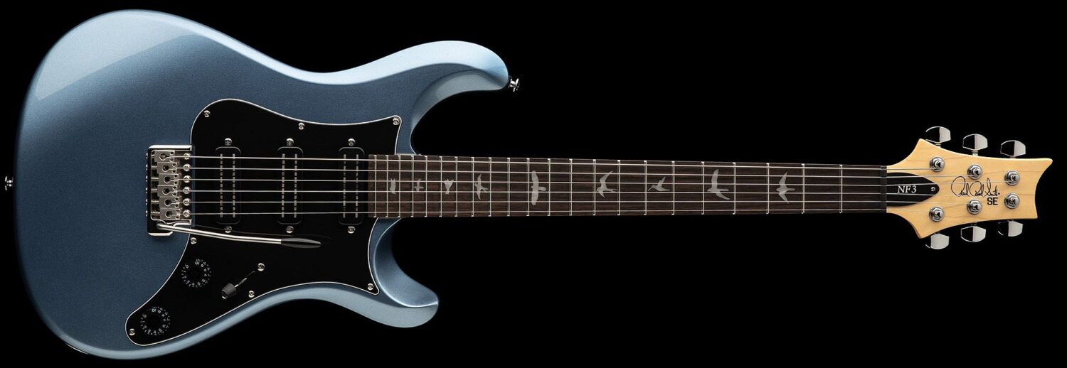PRS SE NF3 Ice Blue Metallic