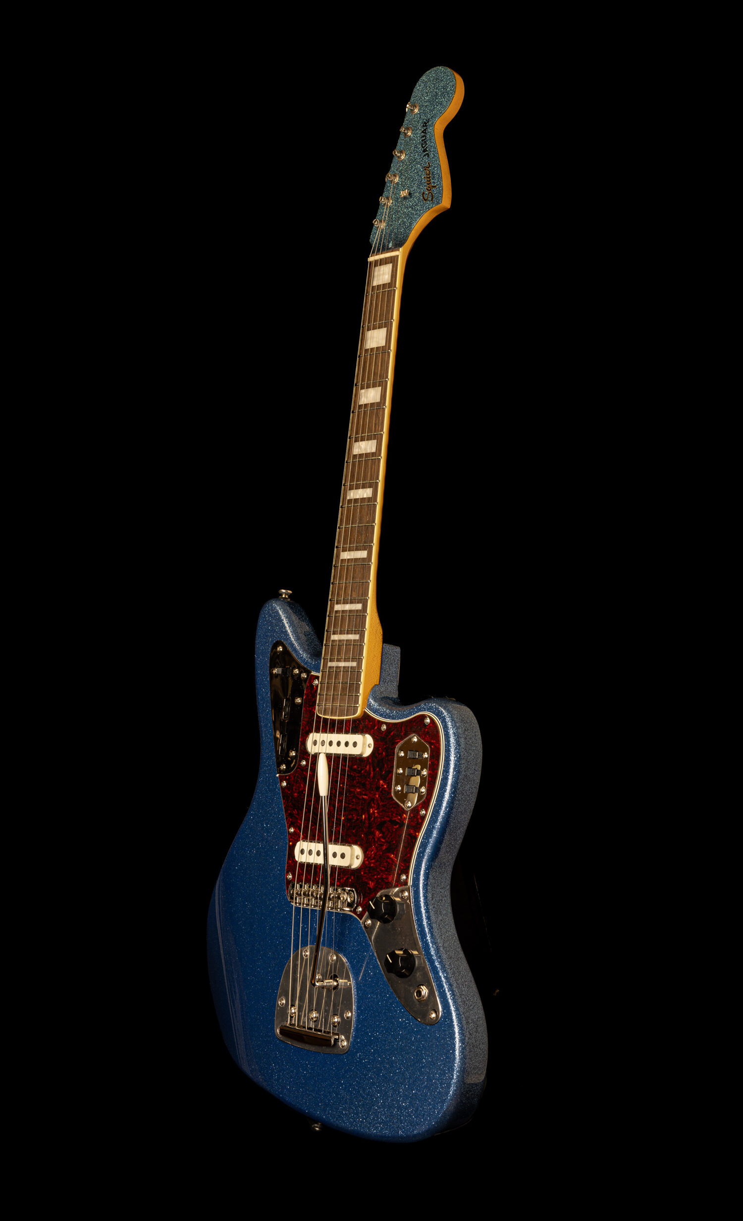 Squier Jaguar Classic Vibe 70's FSR Blue Sparkle – Bild 4