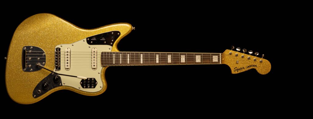 Squier Jaguar Classic Vibe 70's FSR Gold Sparkle