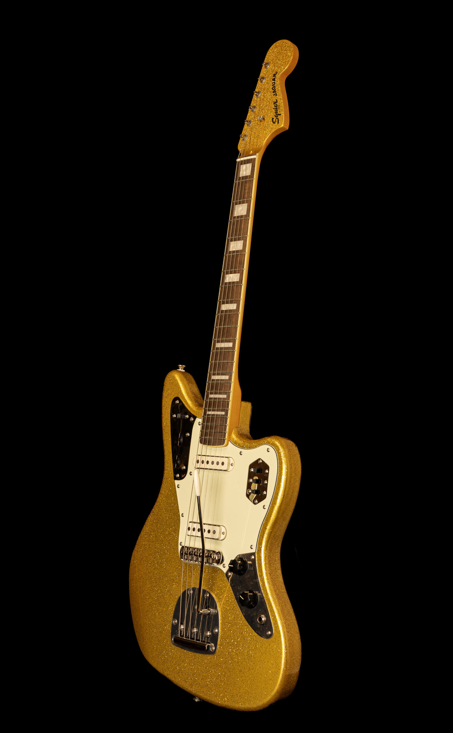 Squier Jaguar Classic Vibe 70's FSR Gold Sparkle – Bild 4