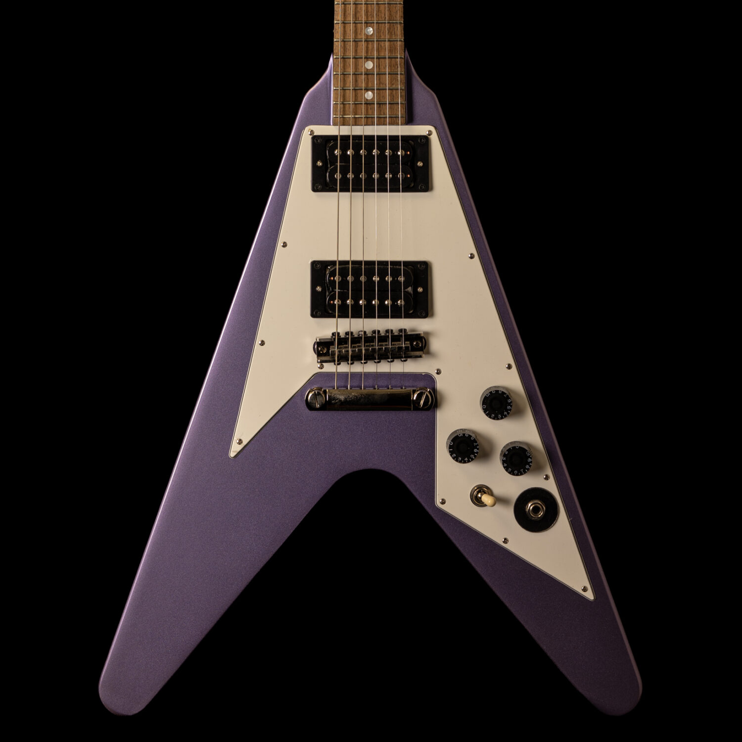 Epiphone Flying-V 1979 Kirk Hammett Purple Metallic - Image 2