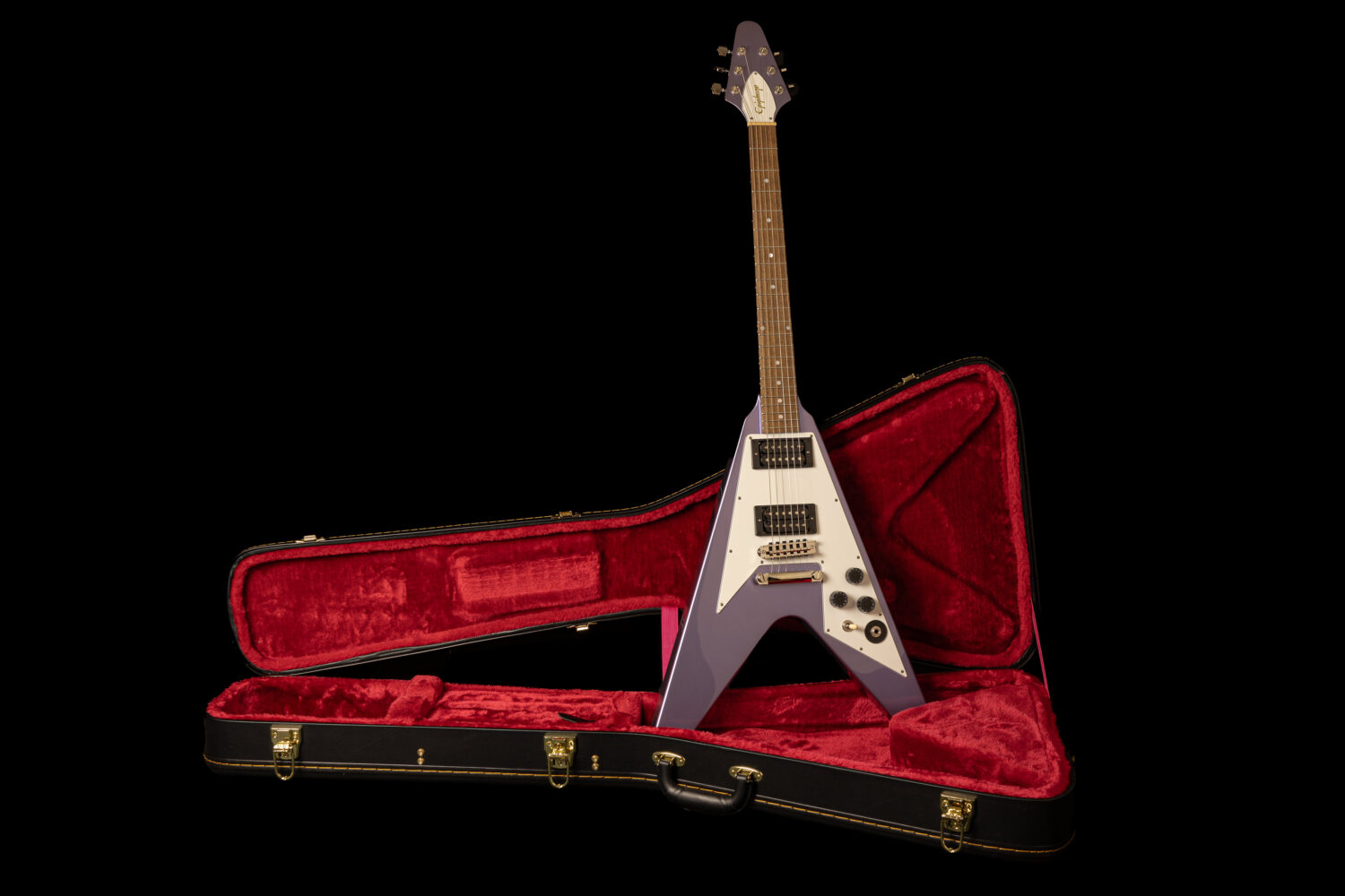 Epiphone Flying-V 1979 Kirk Hammett Purple Metallic - Image 5
