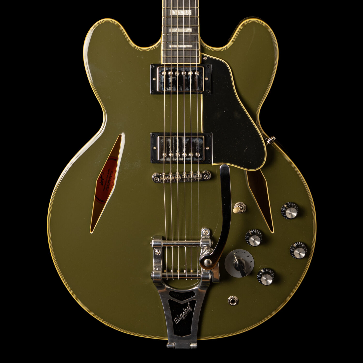 Epiphone ES-355 Shinichi Ubukata Olive Drab - Image 2