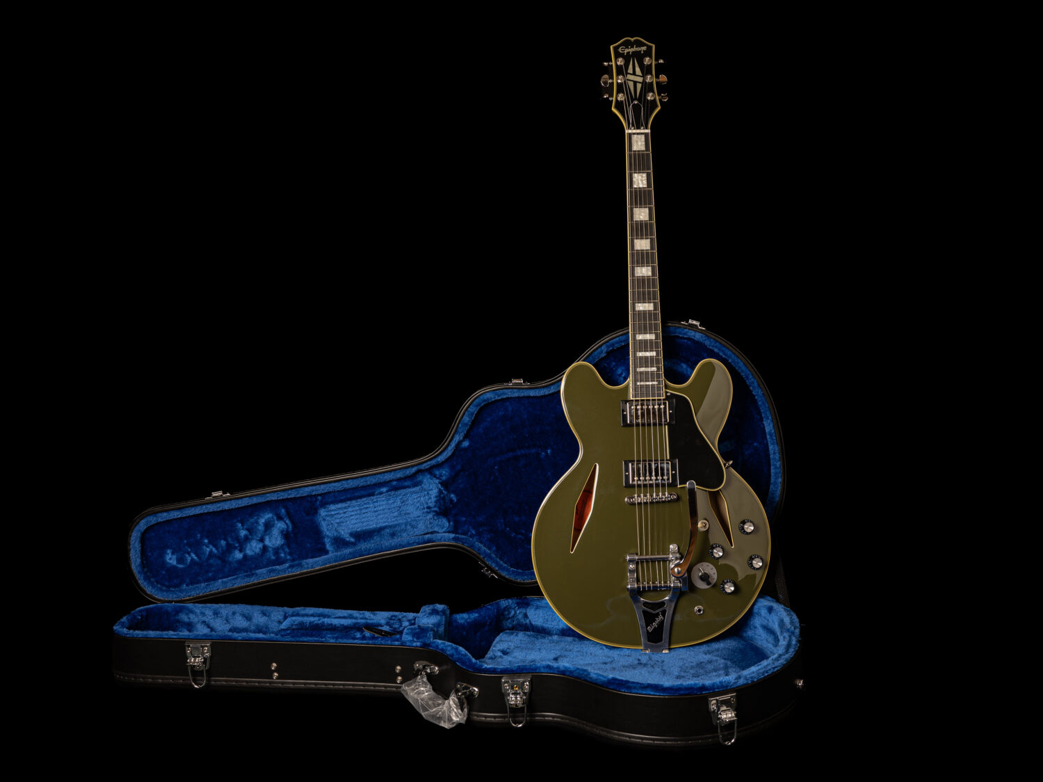 Epiphone ES-355 Shinichi Ubukata Olive Drab - Image 6