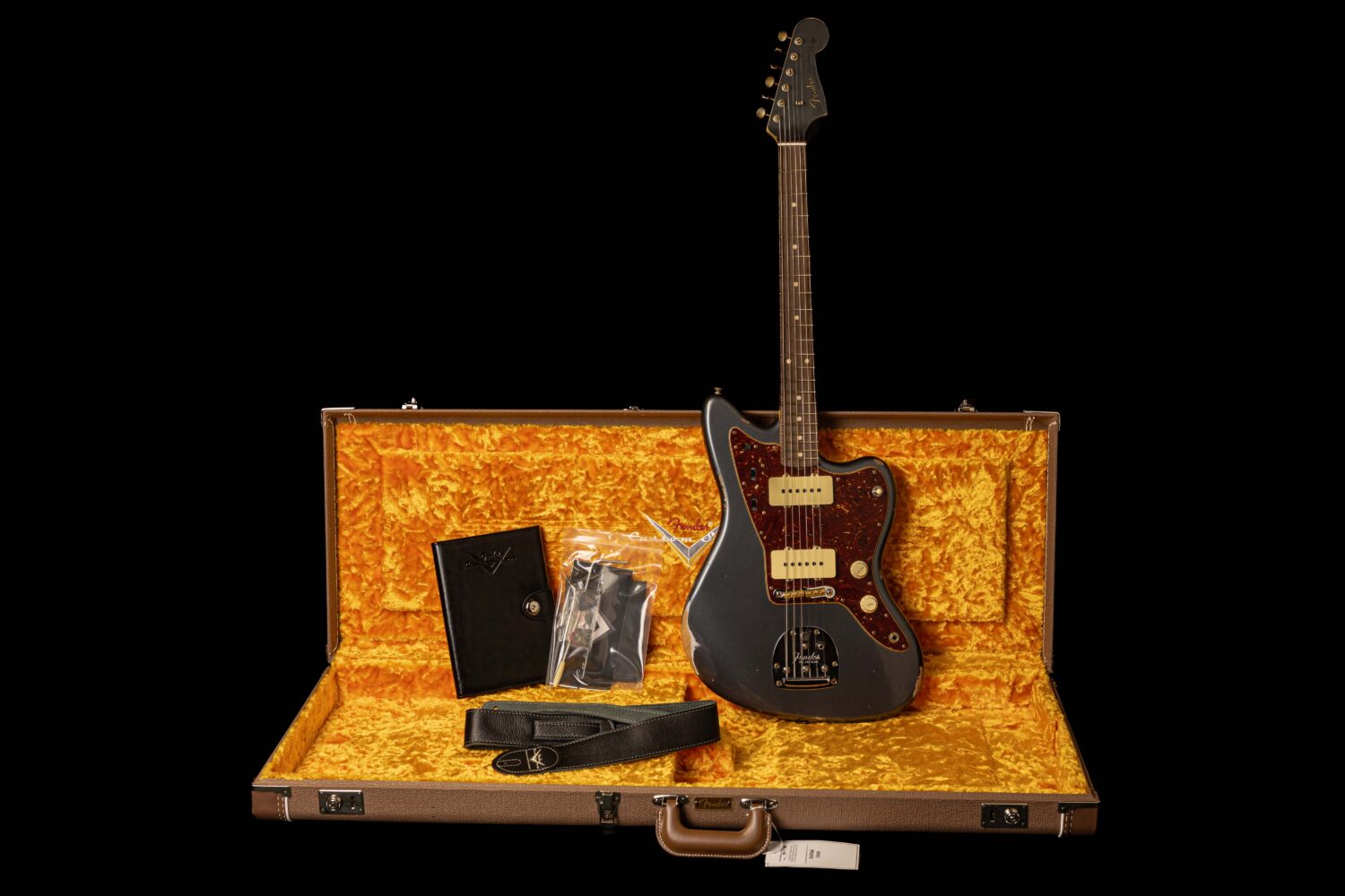 Fender Jazzmaster '62 Aged Charcoal Frost Metallic Relic – Bild 11