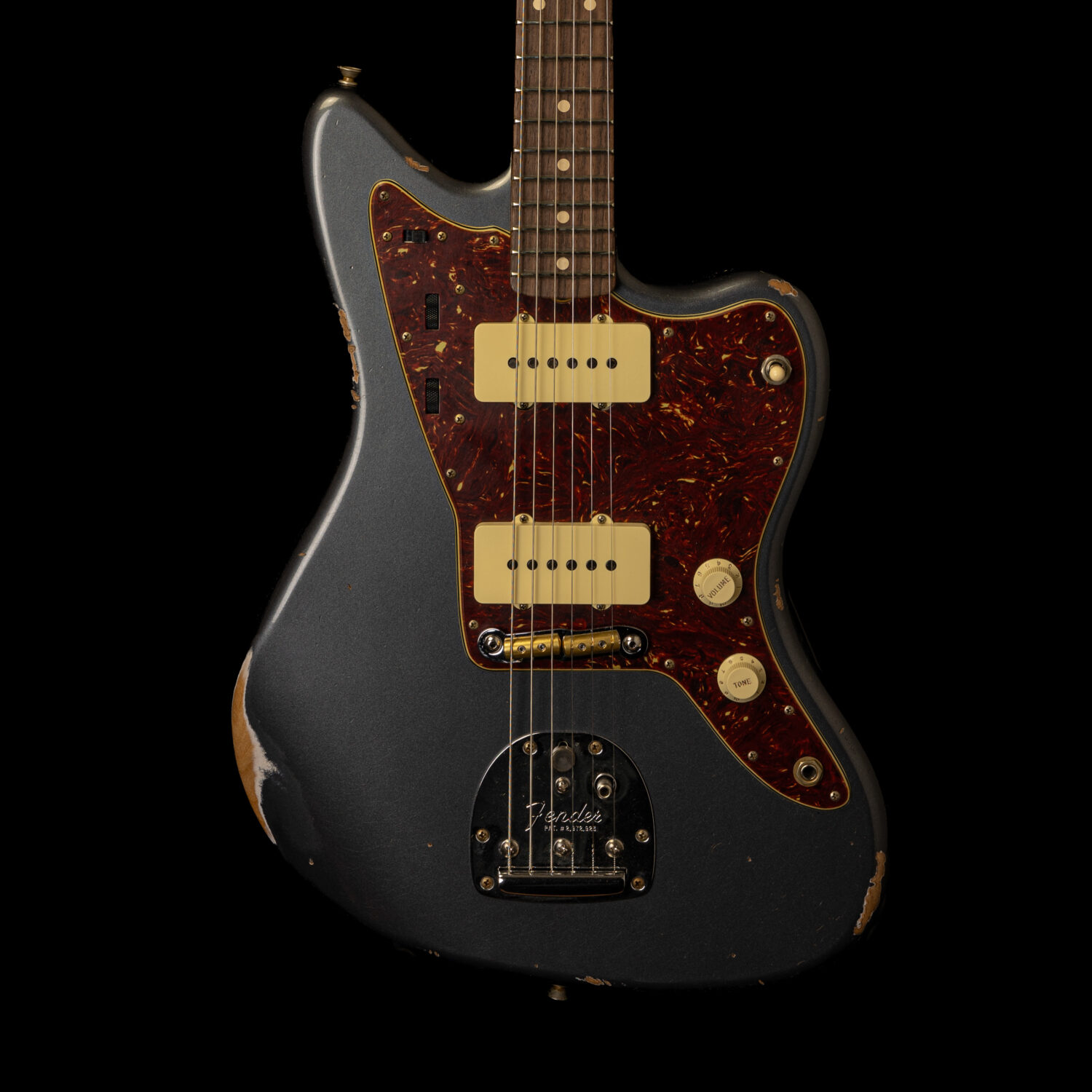 Fender Jazzmaster '62 Aged Charcoal Frost Metallic Relic – Bild 2