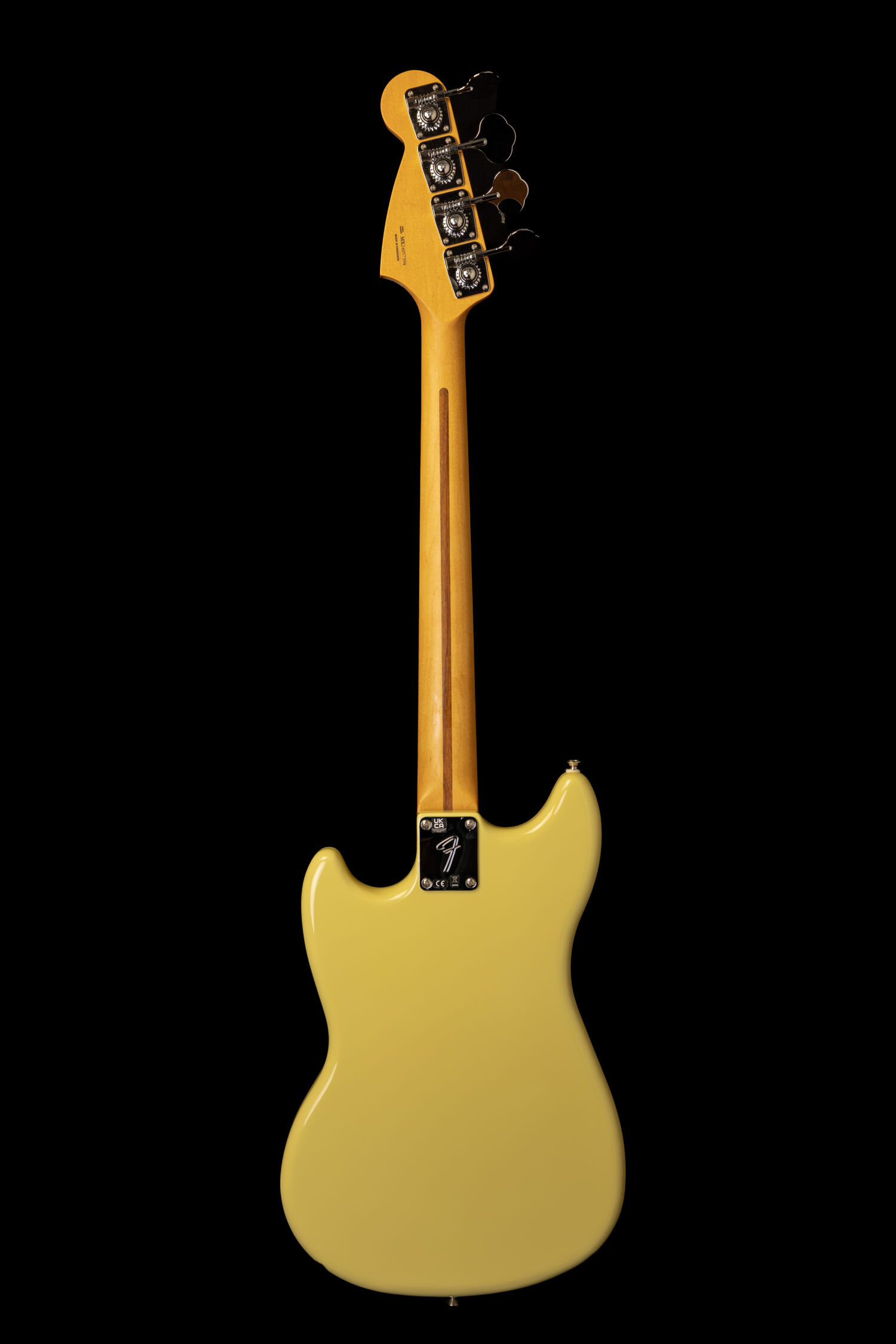 Fender Mustang Bass PJ Player II Hialeah Yellow - Image 3