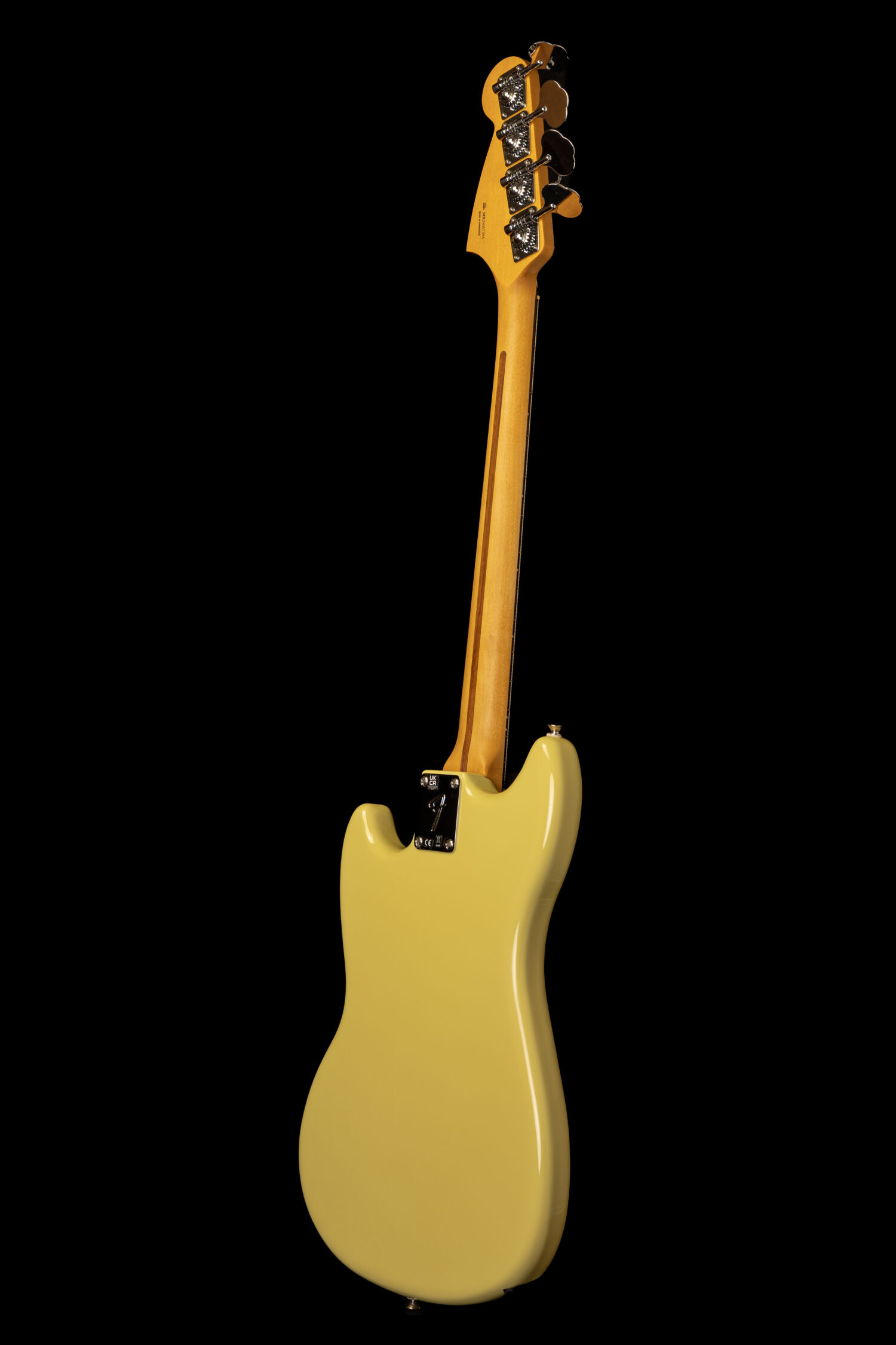 Fender Mustang Bass PJ Player II Hialeah Yellow - Image 5