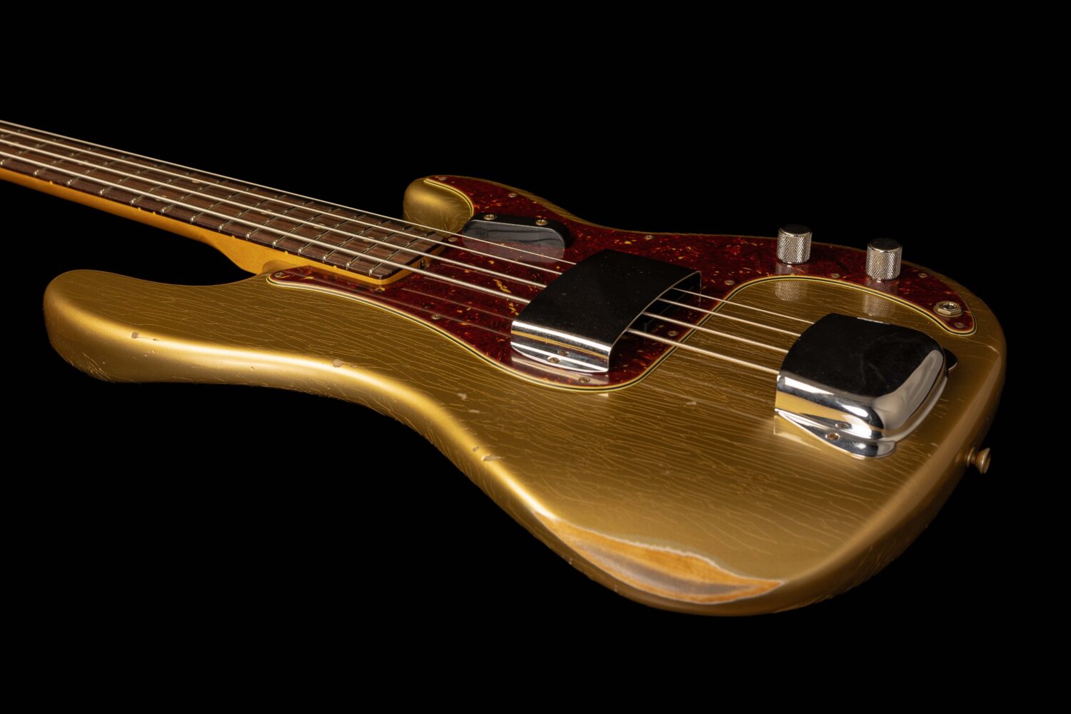 Fender Precision Bass '60 Aztec Gold Relic - Image 6