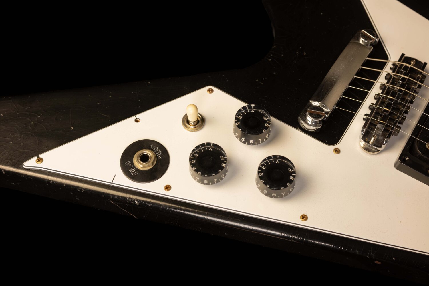 Gibson Flying-V 1979 Kirk Hammett Ebony Limited to 200 - Image 5