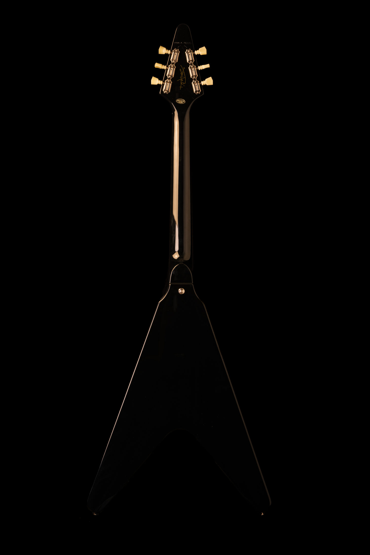 Epiphone Flying-V Jimi Hendrix "Love Drops" Ebony - Image 3