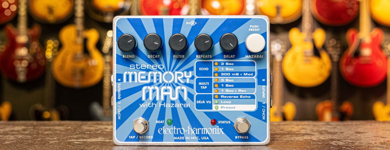 Electro Harmonix Stereo Memory Man with Hazarai