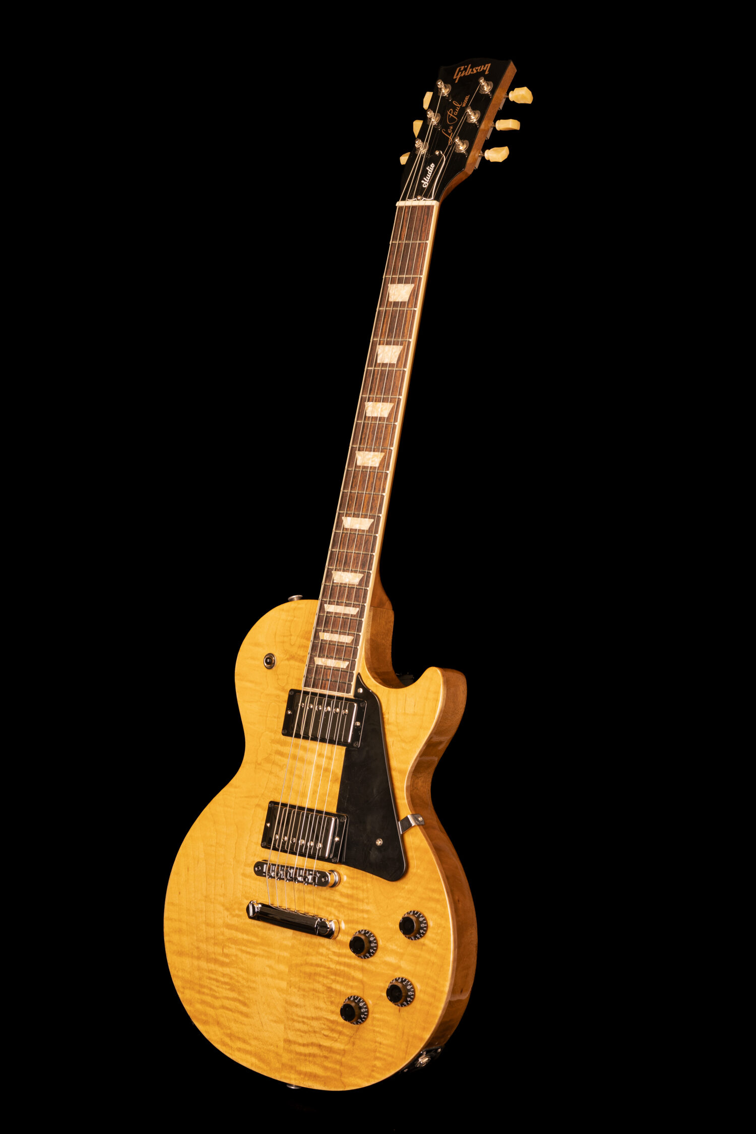 Gibson Les Paul Studio Figured Antique Natural Exclusive – Bild 4