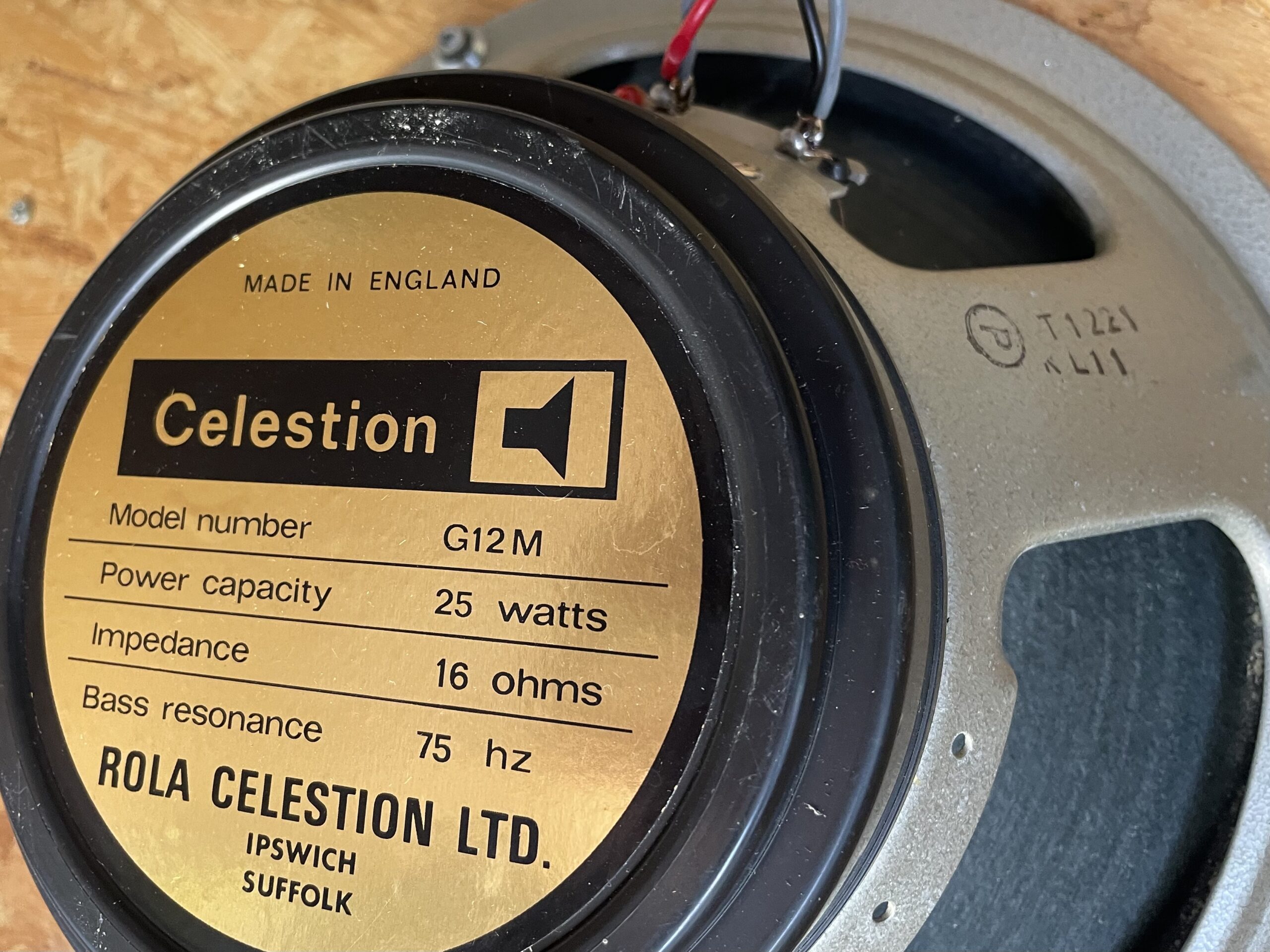 Marshall 1990 Cabinet 2x 12" Celestion Black Back 1978 – Bild 7