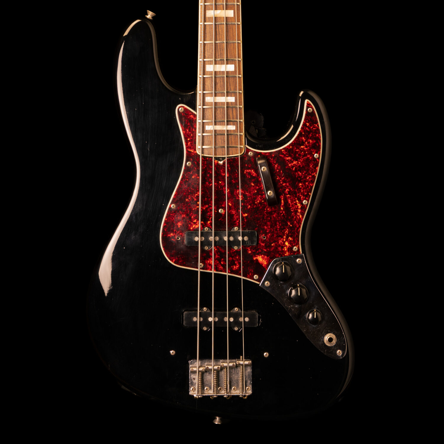 Fender Jazz Bass 1973 Refin Black - Image 2
