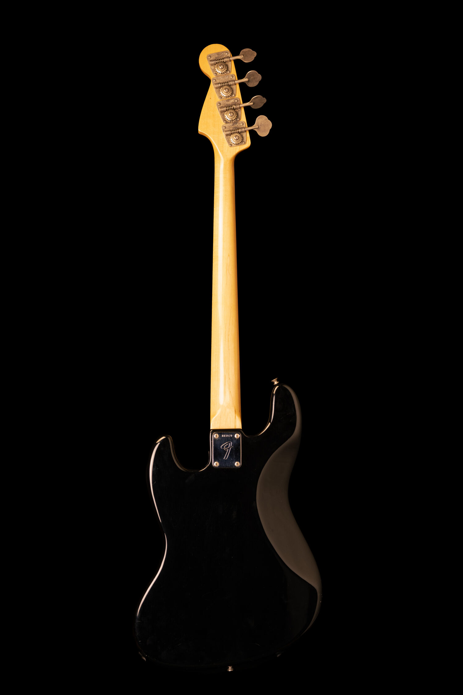 Fender Jazz Bass 1973 Refin Black - Image 3