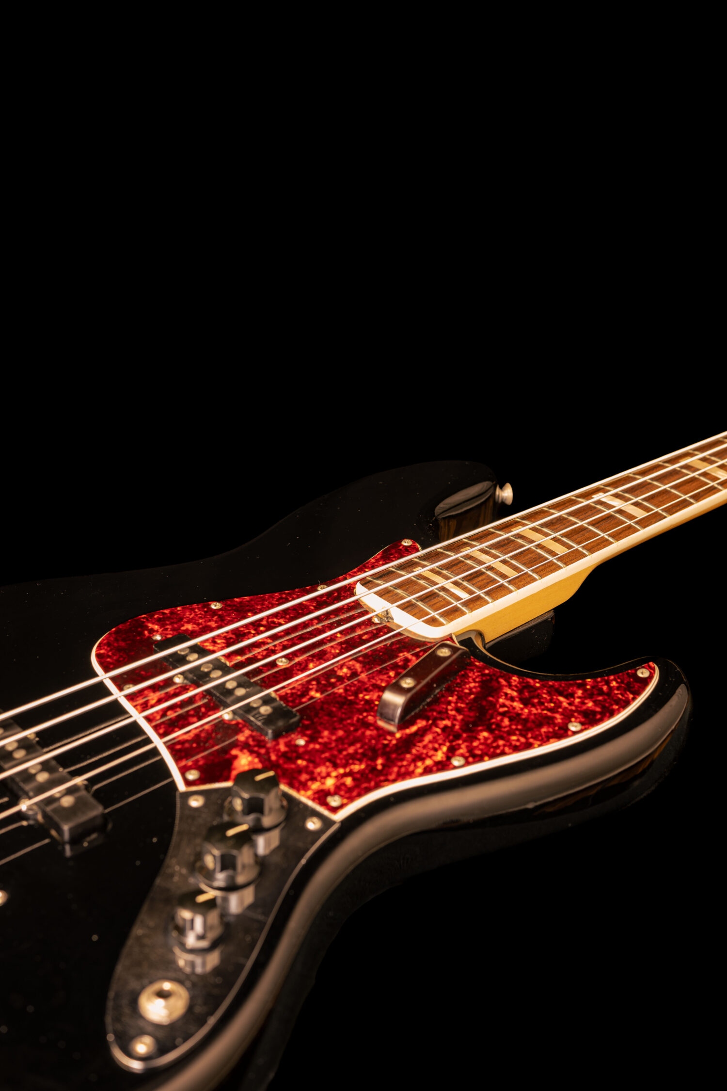 Fender Jazz Bass 1973 Refin Black - Image 5