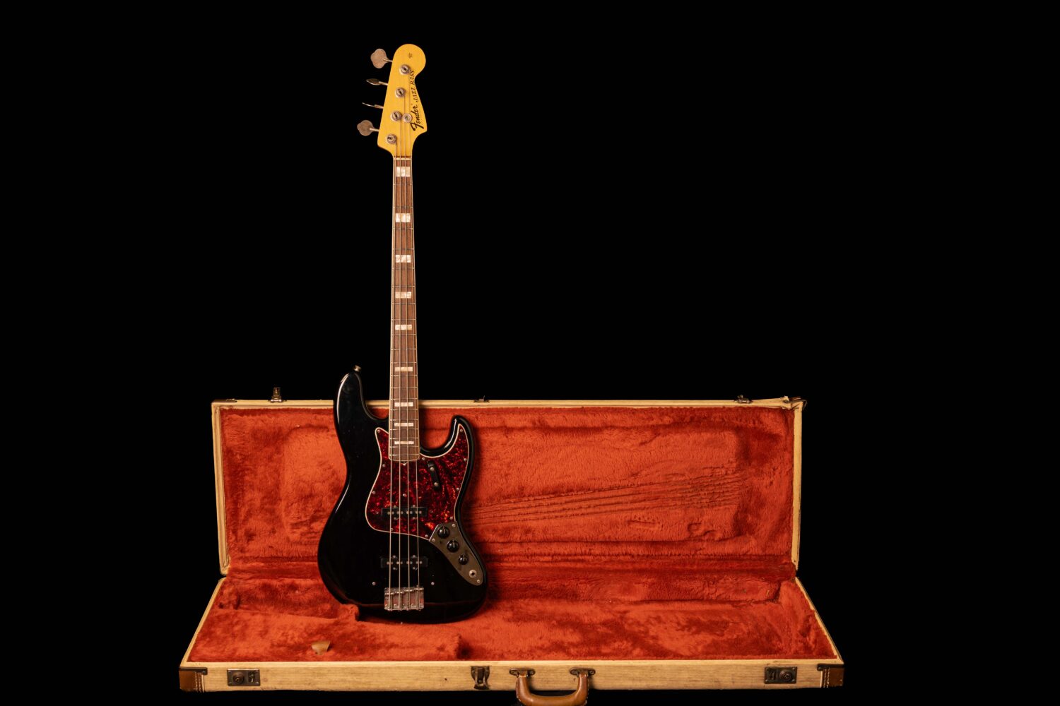 Fender Jazz Bass 1973 Refin Black - Image 6