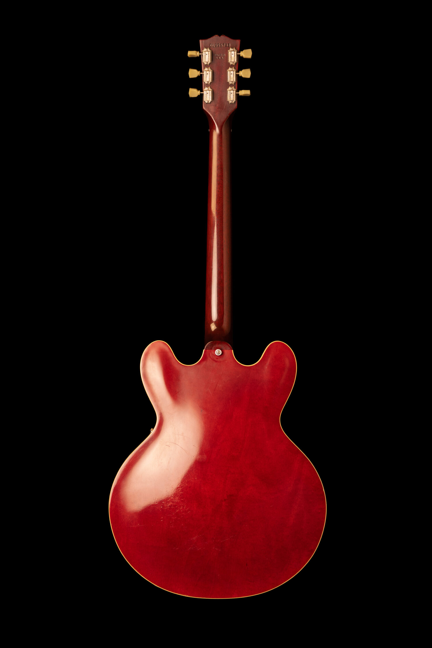 Gibson ES-335 Satin Cherry Red 2005 - Image 3