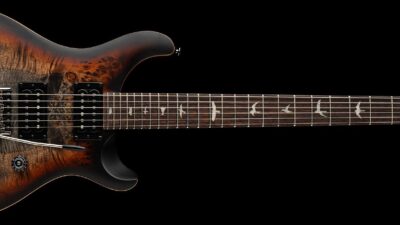 PRS SE Custom 24-08 Poplar Burl Charcoal Cherry Midnight Burst