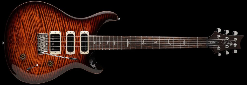 PRS SE Studio Orange Tiger Smokeburst
